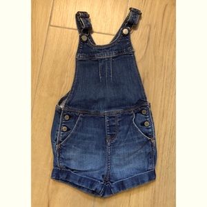 Toddler short overalls